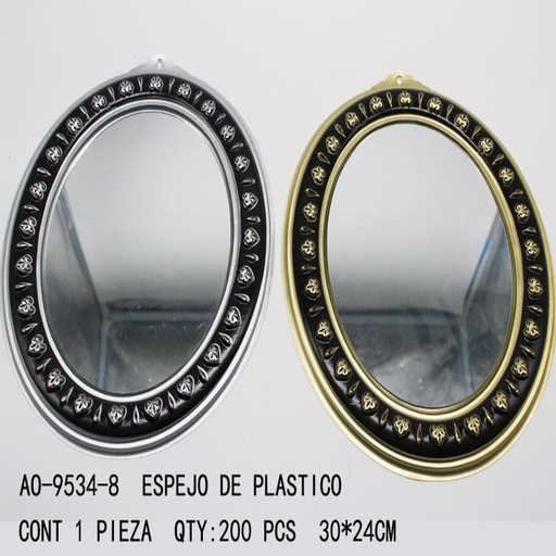 [AO-9534-8 [200 PZS/CAJA]] [AO-9534-8] ESPEJO DE PLASTICO