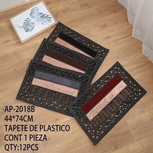 [AP-2018B [12 PZS/CAJA]] [AP-2018B] TAPETE DE PLASTICO