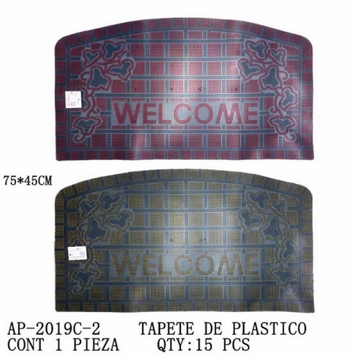 [AP-2019C-2 [15 PZS/CAJA]] [AP-2019C-2] TAPETE DE PLASTICO