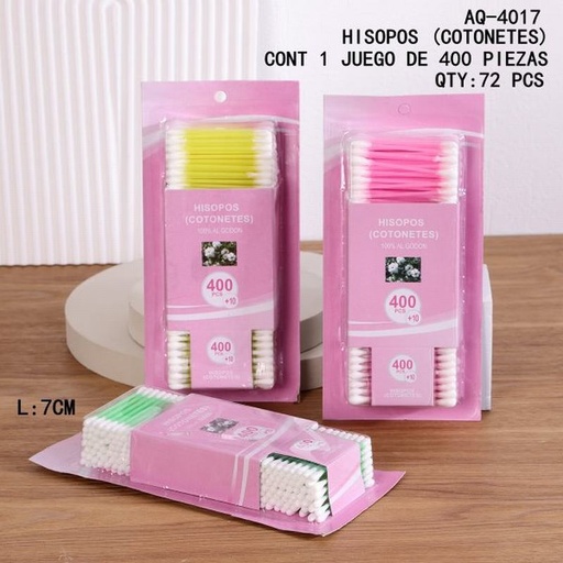 [AQ-4017 [72 PZS/CAJA]] [AQ-4017] HISOPOS (COTONETES)
