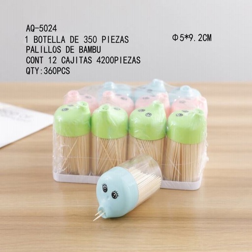 [AQ-5024 [360 PZS/CAJA]] [AQ-5024] PALILLOS DE BAMBU