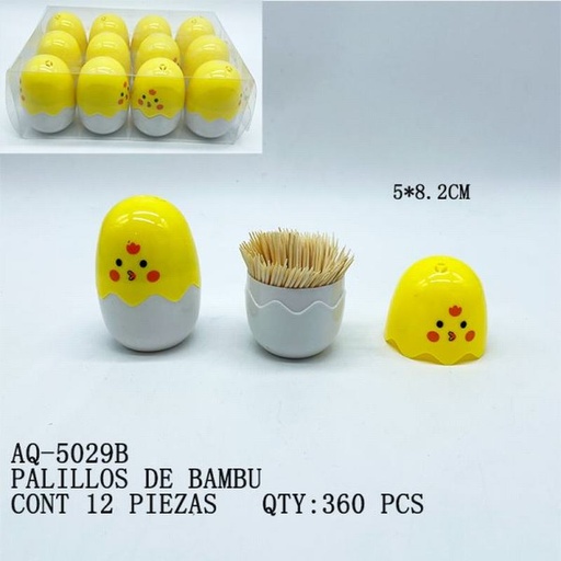 [AQ-5029B [360 PZS/CAJA]] [AQ-5029B] PALILLOS DE BAMBU