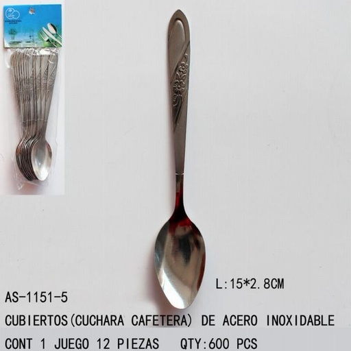 [AS-1151-5 [600 PZS/CAJA]] [AS-1151-5] CUBIERTOS(CUCHARA)