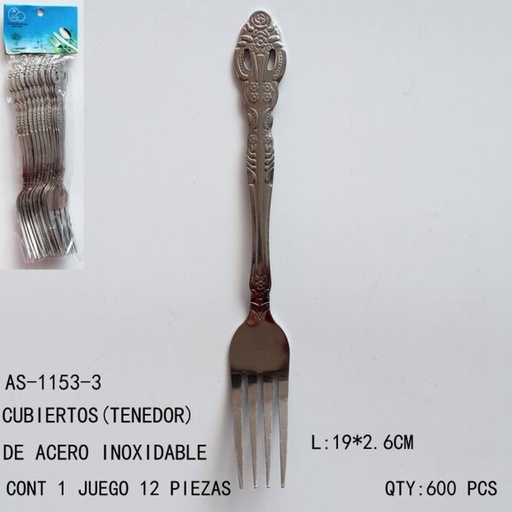 [AS-1153-3 [600 PZS/CAJA]] [AS-1153-3] CUBIERTOS(TENEDOR)