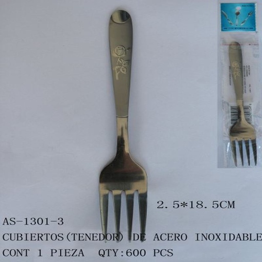 [AS-1301-3 [600 PZS/CAJA]] [AS-1301-3] CUBIERTOS(TENEDOR)