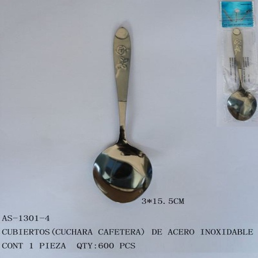 [AS-1301-4 [600 PZS/CAJA]] [AS-1301-4] CUBIERTOS(CUCHARA)