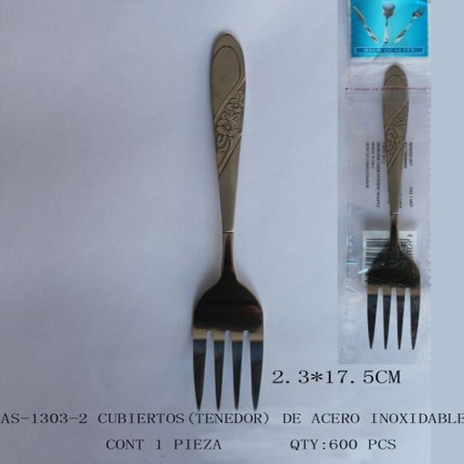 [AS-1303-2 [600 PZS/CAJA]] [AS-1303-2] CUBIERTOS(TENEDOR)