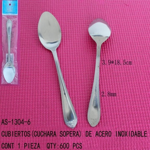 [AS-1304-6 [600 PZS/CAJA]] [AS-1304-6] CUBIERTOS(CUCHARA)