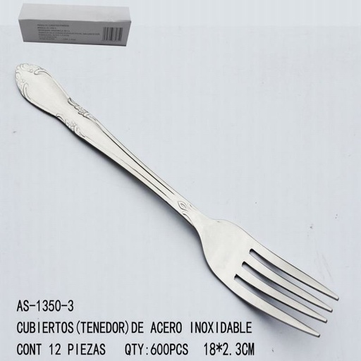 [AS-1350-3 [600 PZS/CAJA]] [AS-1350-3] CUBIERTOS(TENEDOR)