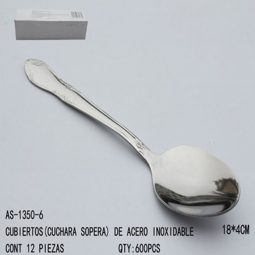 [AS-1350-6 [600 PZS/CAJA]] [AS-1350-6] CUBIERTOS(CUCHARA)