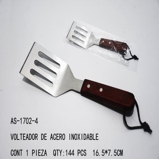 [AS-1702-4 [144 PZS/CAJA]] [AS-1702-4] VOLTEADOR DE ACERO INOXIDABLE