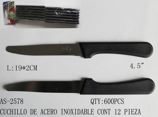 [AS-2578 [600 PZS/CAJA]] [AS-2578] CUCHILLO