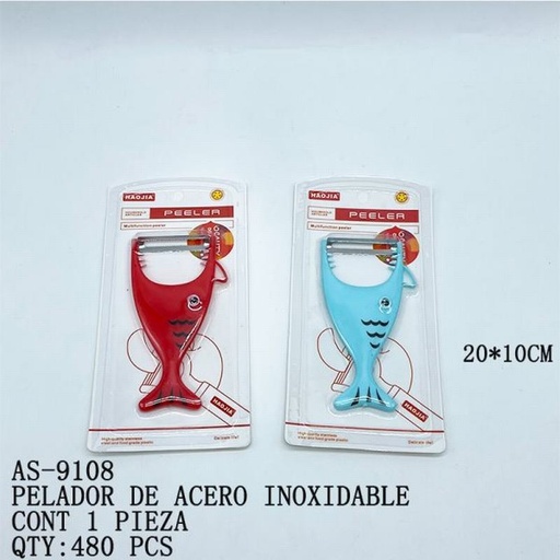 [AS-9108 [480 PZS/CAJA]] [AS-9108] PELADOR DE ACERO INOXIDABLE20*10 CONT 1 PIEZA