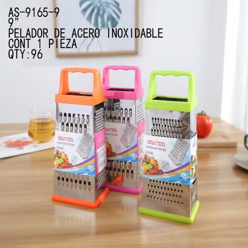 [AS-9165-9 [96 PZS/CAJA]] [AS-9165-9] PELADOR DE ACERO INOXIDABLE