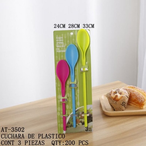 [AT-3502 [200 PZS/CAJA]] [AT-3502] CUCHARA DE PLASTICO