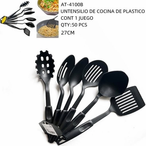[AT-4100B [50 PZS/CAJA]] [AT-4100B] UNTENSILIO DE COCINA DE PLASTICO