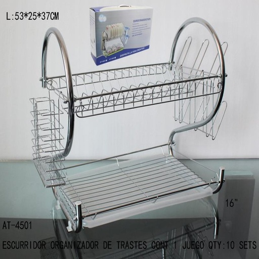 [AT-4501 [10 PZS/CAJA]] [AT-4501] ESCURRIDOR ORGANIZADOR DE TRASTES
