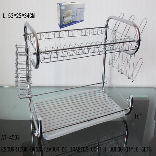 [AT-4503 [8 PZS/CAJA]] [AT-4503] ESCURRIDOR ORGANIZADOR DE TRASTES