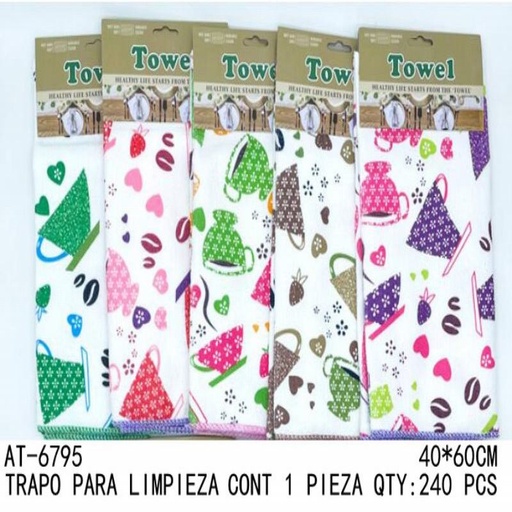 [AT-6795 [240 PZS/CAJA]] [AT-6795] TRAPO PARA LIMPIEZA