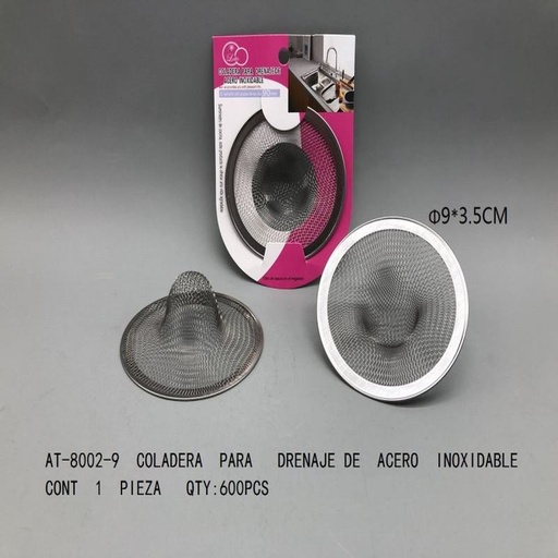 [AT-8002-9 [600 PZS/CAJA]] [AT-8002-9] B-COLADERA DE DESAGUE