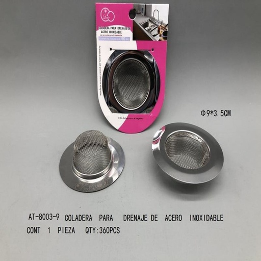 [AT-8003-9 [360 PZS/CAJA]] [AT-8003-9] B-COLADERA PARA DRENAJE
