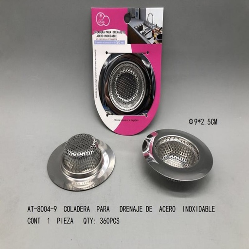 [AT-8004-9 [360 PZS/CAJA]] [AT-8004-9] COLADERA PARA DRENAJE
