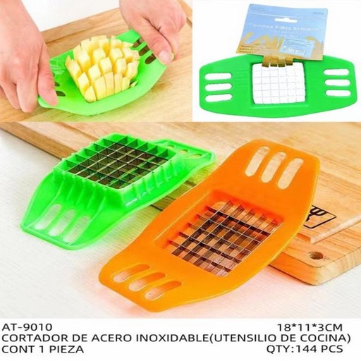 [AT-9010 [144 PZS/CAJA]] [AT-9010] CORTADOR DE ACERO INOXIDABLE(UTENSILIO DE COCINA)