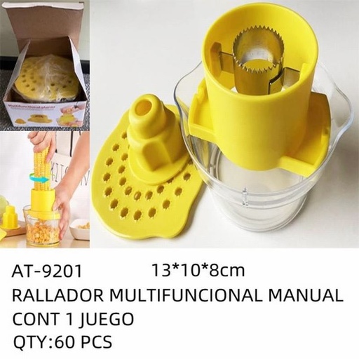 [AT-9201 [60 PZS/CAJA]] [AT-9201] RALLADOR MULTIFUNCIONAL MANUAL