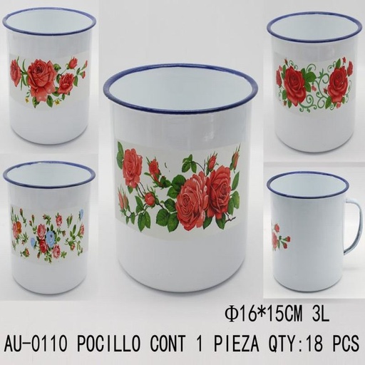 [AU-0110 [18 PZS/CAJA]] [AU-0110] POCILLO DE PELTRE