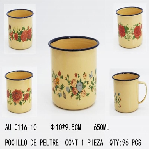 [AU-0116-10 [96 PZS/CAJA]] [AU-0116-10] POCILLO DE PELTRE
