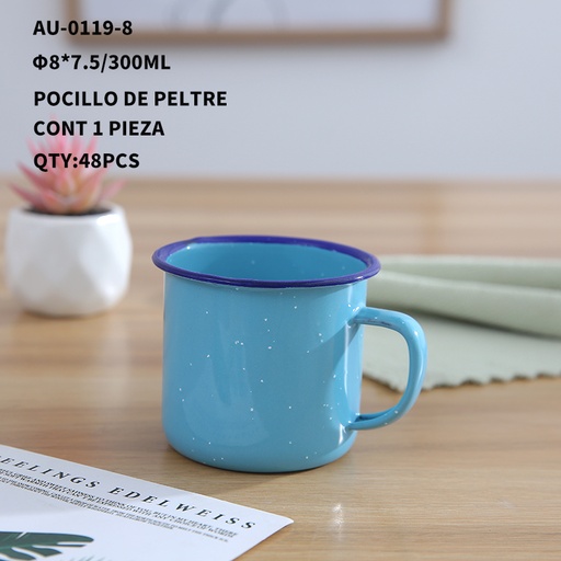 [AU-0119-8 [48 PZS/CAJA]] [AU-0119-8] POCILLO DE PELTRE