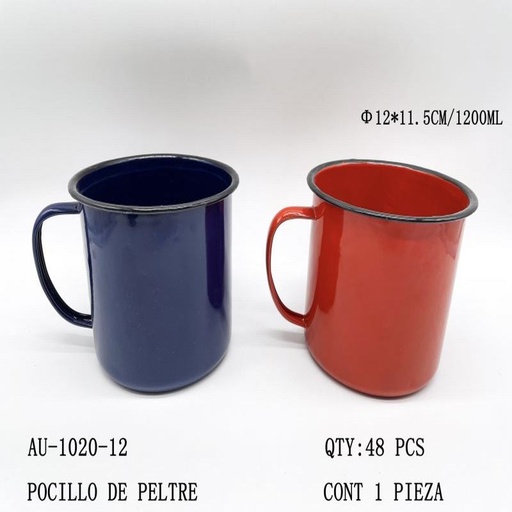 [AU-0120-12 [48 PZS/CAJA]] [AU-0120-12] POCILLO DE PELTRE