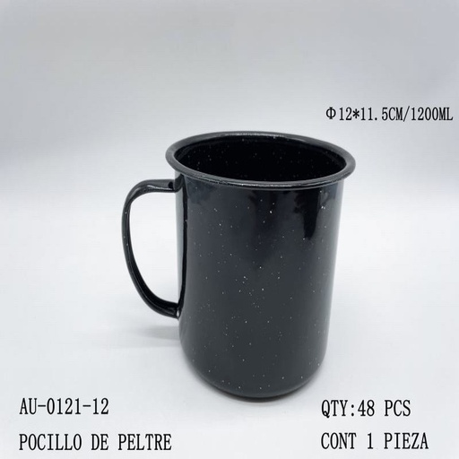 [AU-0121-12 [48 PZS/CAJA]] [AU-0121-12] POCILLO DE PELTRE