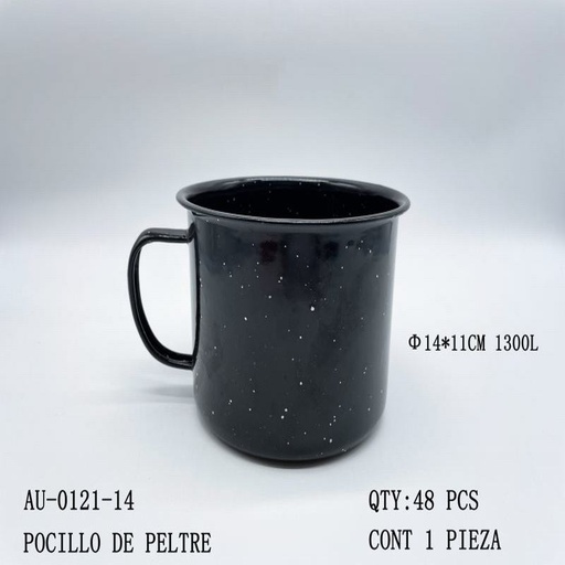 [AU-0121-14 [48 PZS/CAJA]] [AU-0121-14] POCILLO DE PELTRE