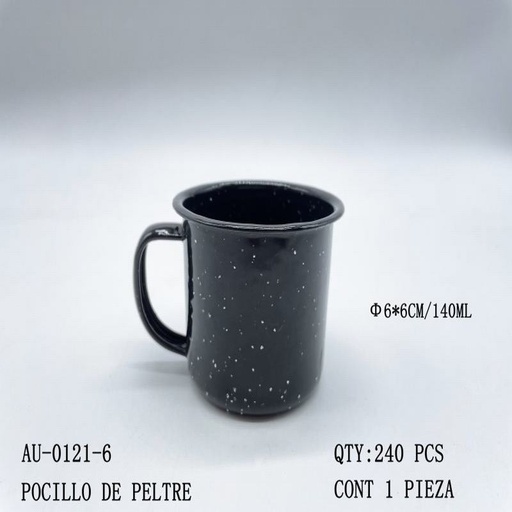 [AU-0121-6 [240 PZS/CAJA]] [AU-0121-6] POCILLO DE PELTRE