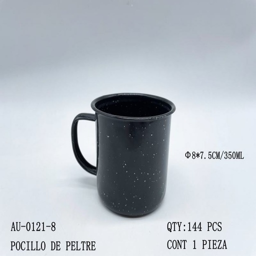 [AU-0121-8 [144 PZS/CAJA]] [AU-0121-8] POCILLO DE PELTRE