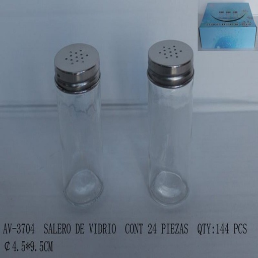 [AV-3704 [144 PZS/CAJA]] [AV-3704] SALERO DE VIDRIO