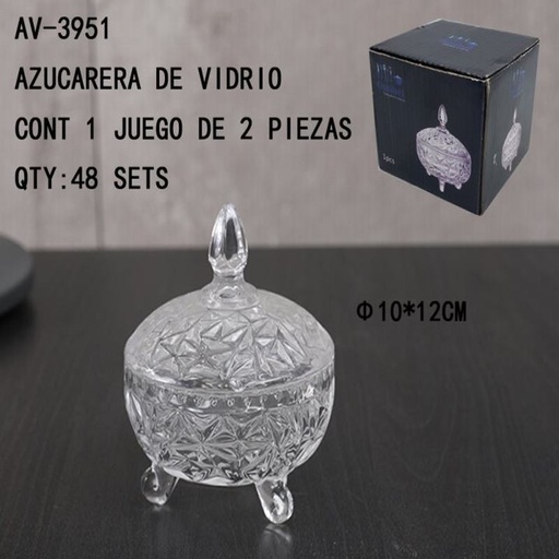 [AV-3951 [48 PZS/CAJA]] [AV-3951] AZUCARERA DE VIDRIO