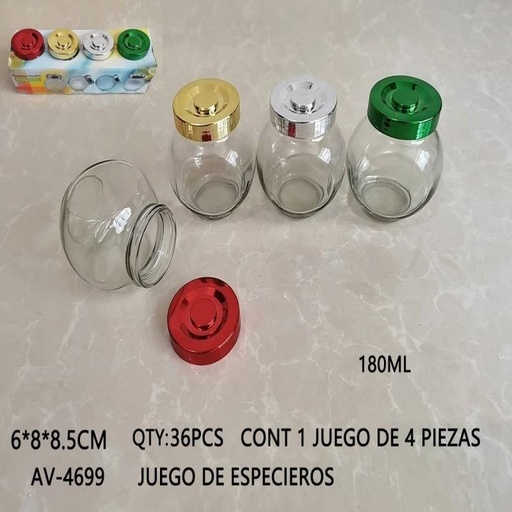 [AV-4699 [36 PZS/CAJA]] [AV-4699] JUEGO DE ESPECIEROS