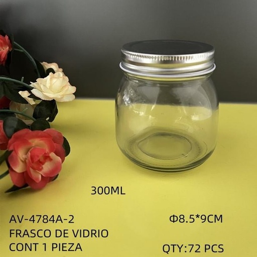[AV-4784A-2 [72 PZS/CAJA]] [AV-4784A-2] FRASCO DE VIDRIO
