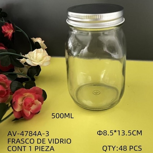 [AV-4784A-3 [48 PZS/CAJA]] [AV-4784A-3] FRASCO DE VIDRIO