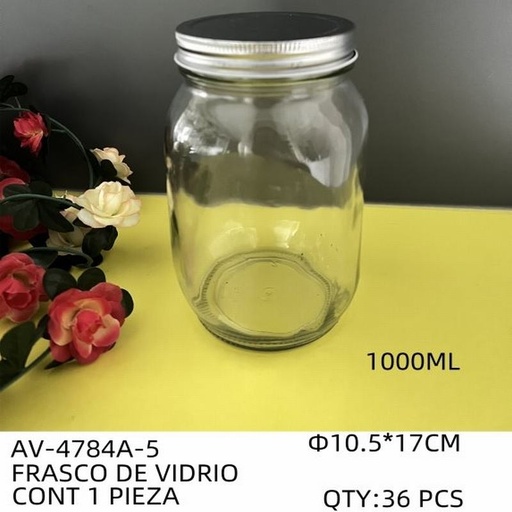 [AV-4784A-5 [36 PZS/CAJA]] [AV-4784A-5] FRASCO DE VIDRIO