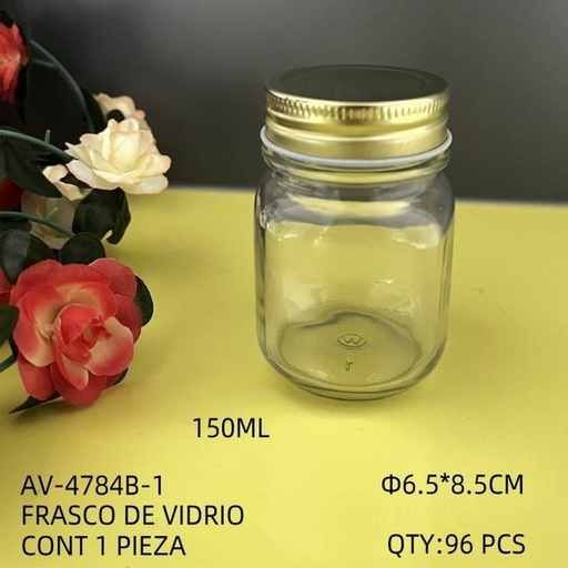 [AV-4784B-1 [96 PZS/CAJA]] [AV-4784B-1] FRASCO DE VIDRIO