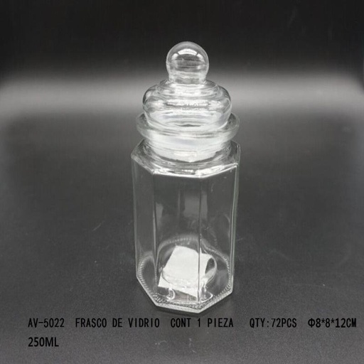 [AV-5022 [72 PZS/CAJA]] [AV-5022] FRASCO DE VIDRIO