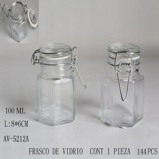 [AV-5212A [144 PZS/CAJA]] [AV-5212A] FRASCO DE VIDRIO
