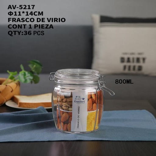 [AV-5217 [36 PZS/CAJA]] [AV-5217] FRASCO DE VIDRIO