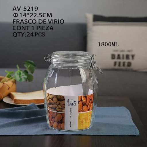 [AV-5219 [24 PZS/CAJA]] [AV-5219] FRASCO DE VIDRIO