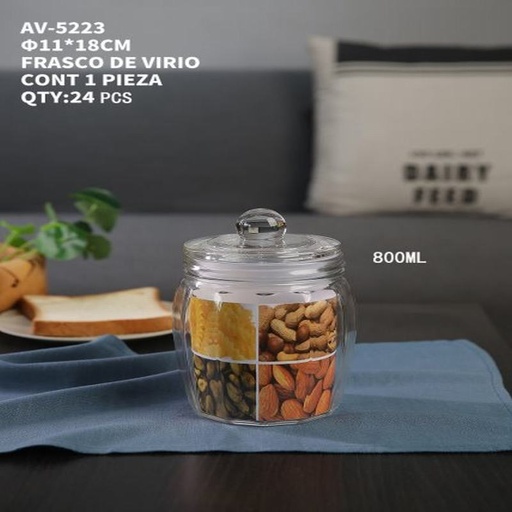 [AV-5223 [24 PZS/CAJA]] [AV-5223] FRASCO DE VIDRIO