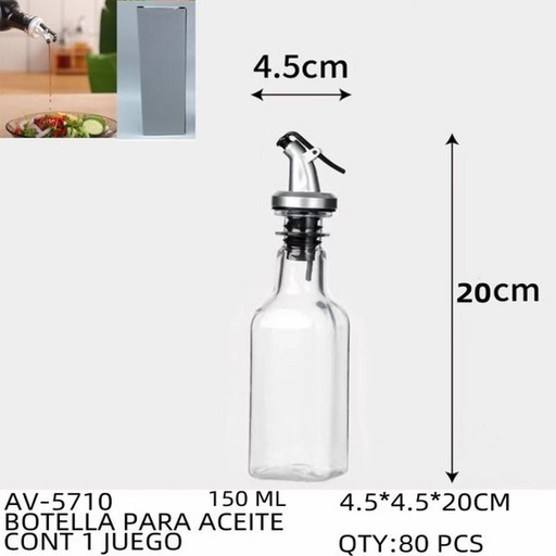 [AV-5710 [80 PZS/CAJA]] [AV-5710] BOTELLA PARA ACEITE