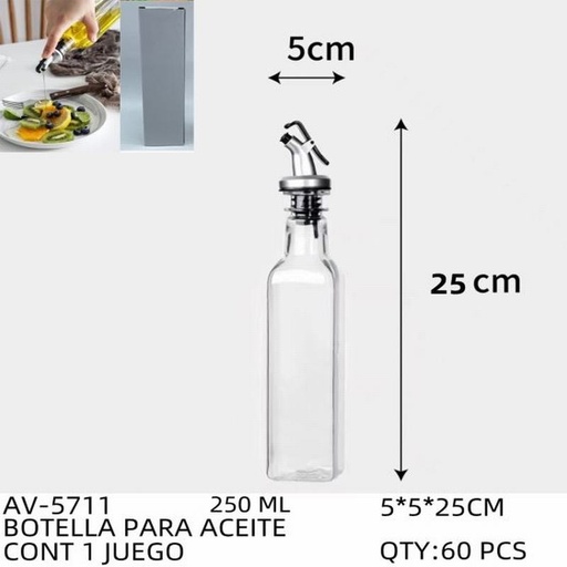 [AV-5711 [60 PZS/CAJA]] [AV-5711] BOTELLA PARA ACEITE